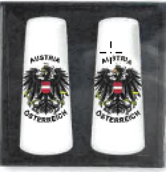 Porzellan Salz u. Pfeffer 2er SET